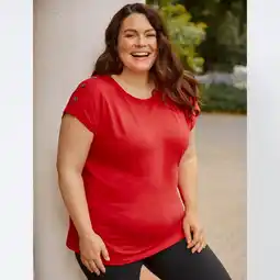 NKD Damen-T-Shirt mit Boot-Ausschnitt, große Größen Angebot