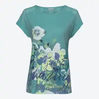 NKD Damen-T-Shirt mit Spitzeneinsatz Angebot