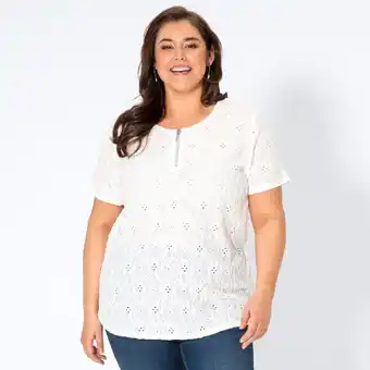 NKD Damen-T-Shirt mit Reißverschluss, große Größen Angebot