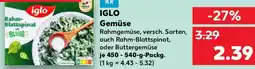Kaufland IGLO Gemüse Angebot
