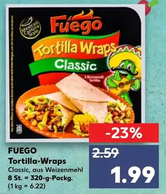 Kaufland Fuego Tortilla Wraps Angebot