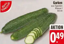 Edeka GUT & GÜNSTIG Gurken Angebot