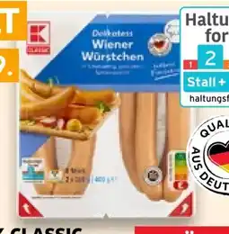 Kaufland K-Classic Wiener Würstchen Angebot