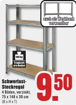 B1 Discount Baumarkt Schwerlast Steckregal Angebot