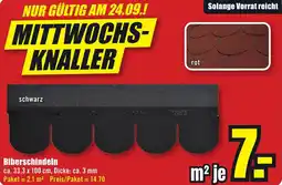 B1 Discount Baumarkt Biberschindeln Angebot