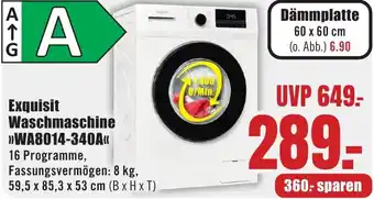 B1 Discount Baumarkt Exquisit Waschmaschine WA8014-340A Angebot