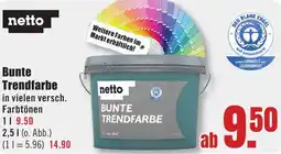 B1 Discount Baumarkt netto Bunte Trendfarbe Angebot