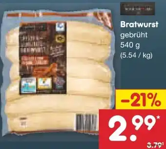 Netto Marken-Discount Barbeque Bratwurst Angebot