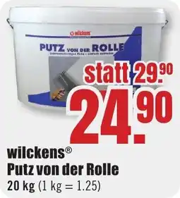 B1 Discount Baumarkt Wilckens Putz von der Rolle Angebot