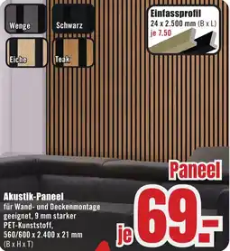 B1 Discount Baumarkt Akustik-Paneel Angebot