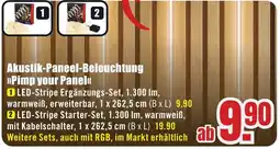 B1 Discount Baumarkt Akustik-Paneel-Beleuchtung Pimp your Panel Angebot