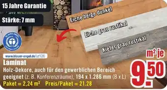 B1 Discount Baumarkt Laminat Angebot