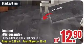 B1 Discount Baumarkt Laminat Visiogrande Angebot
