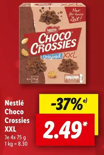 Lidl Nestlé choco crossies xxl Angebot