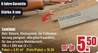 B1 Discount Baumarkt Laminat Angebot