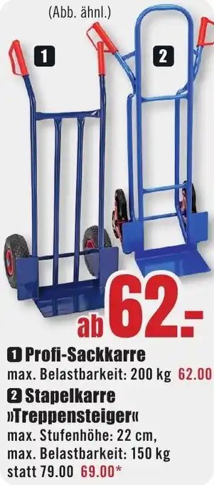 B1 Discount Baumarkt Profi-Sackkarre Angebot