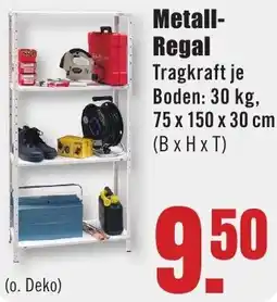B1 Discount Baumarkt Metall Regal Angebot
