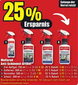 B1 Discount Baumarkt Mellerud Anti-Schimmel Artikel Angebot