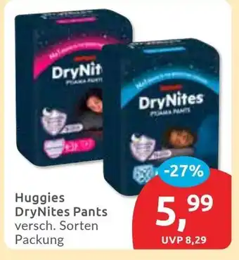 Budni Huggies DryNites Pants Angebot