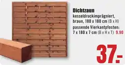 B1 Discount Baumarkt Dichtzaun Angebot