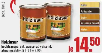B1 Discount Baumarkt Holzlasur Angebot