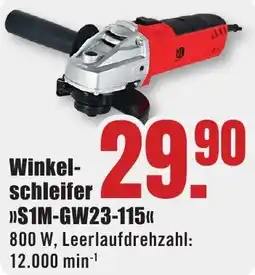 B1 Discount Baumarkt Winkelschleifer S1M-GW23-115 Angebot