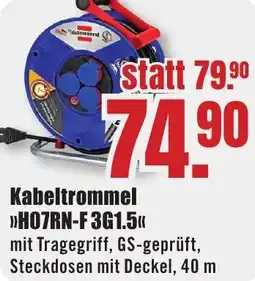 B1 Discount Baumarkt Kabeltrommel H07RN-F 3G1.5 Angebot