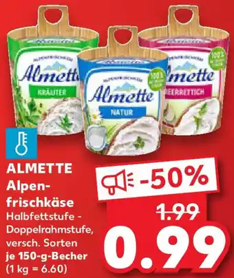 Kaufland ALMETTE Alpenfrischkäse Angebot