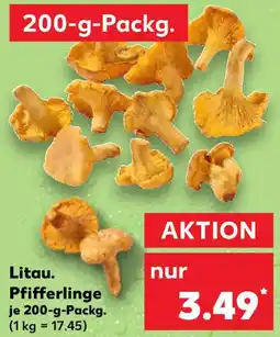 Kaufland Litau. Pfifferlinge Angebot