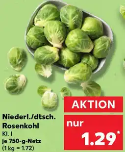 Kaufland Niederl./dtsch. Rosenkohl Angebot