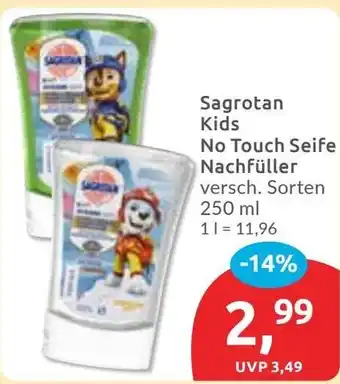 Budni Sagrotan Kids No Touch Seife Nachfüller Angebot