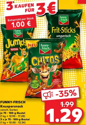 Kaufland FUNNY-FRISCH Knuspersnack Angebot