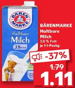 Kaufland BÄRENMARKE Haltbare Milch Angebot