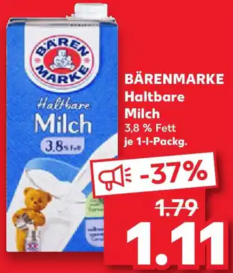 Kaufland BÄRENMARKE Haltbare Milch Angebot