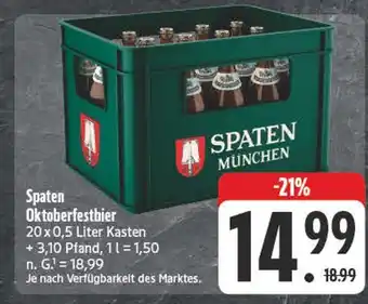 E-Center Spaten münchen oktoberfestbier Angebot