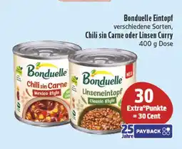 E-Center Bonduelle bonduelle eintopf chili sin carne oder linsen curry Angebot