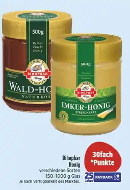 E-Center Bihophar wald-honig Angebot