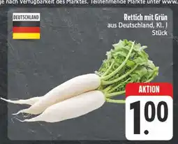 E-Center Rettich mit grün Angebot