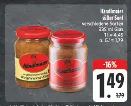 E-Center Händlmaier süßer senf Angebot