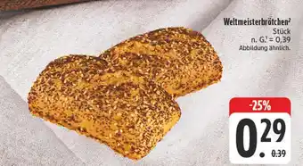 E-Center Weltmeisterbrötchen Angebot