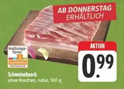 E-Center Schweinebauch Angebot