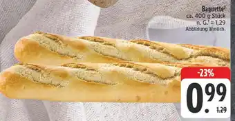 E-Center Baguette Angebot