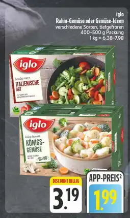 E-Center Iglo rahm-gemüse italienische art Angebot