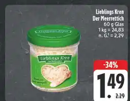 E-Center Lieblings kren der meerrettich Angebot