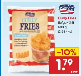 Netto Marken-Discount American style curly fries Angebot