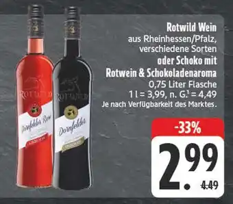 E-Center Rotwild dornfelder rot Angebot