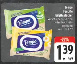 E-Center Tempo feuchte toilettentücher Angebot