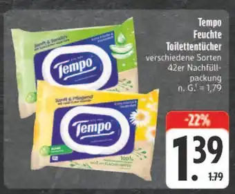 E-Center Tempo feuchte toilettentücher Angebot