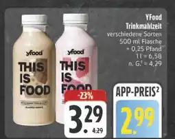 E-Center Yfood trinkmahlzeit Angebot