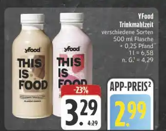 E-Center Yfood trinkmahlzeit Angebot